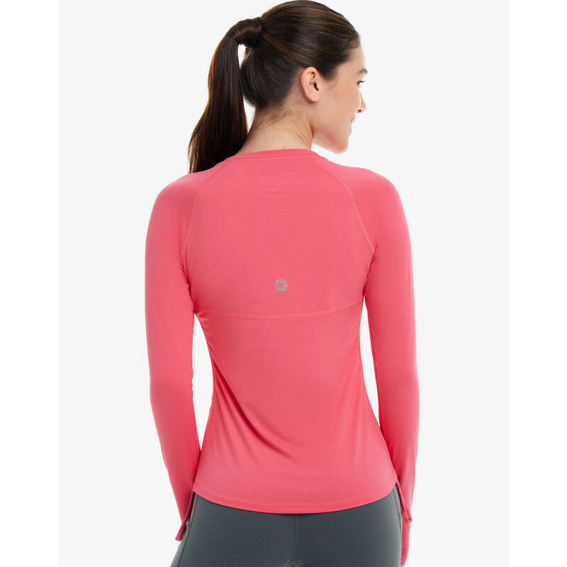 BloqUV Drawstring Long Sleeve Crew (W) (Watermelon) - Image 1