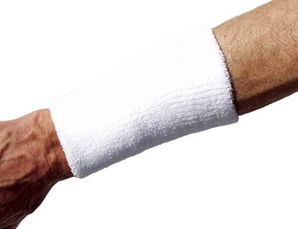 Tourna Wrist Towel 6" (1x) (White) - Image 2