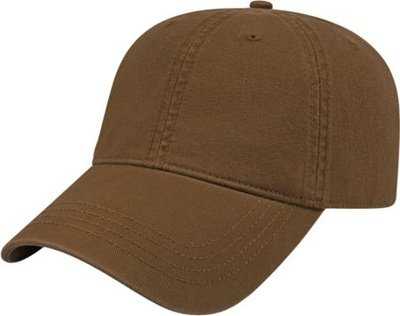 Cap America I1002-Relaxed Golf Cap - Brown - HIT a Double - 1