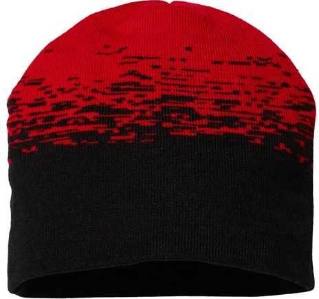 Cap America RKS9 USA-Made Static Beanie - Black True Red - HIT a Double - 1