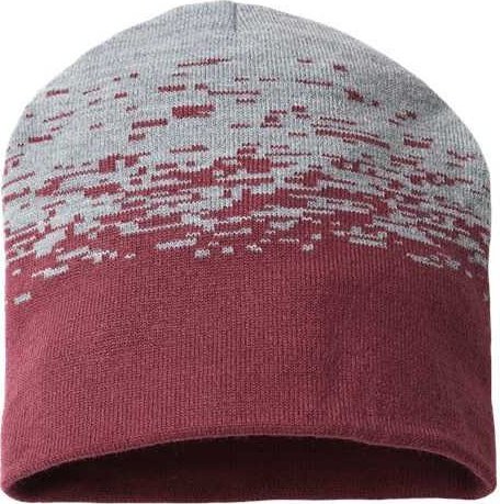 Cap America RKS9 USA-Made Static Beanie - Maroon Heather - HIT a Double - 1