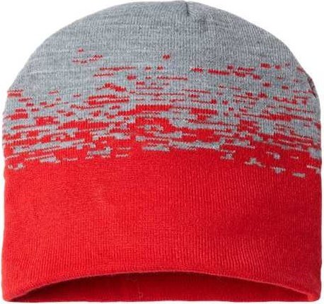 Cap America RKS9 USA-Made Static Beanie - True Red Heather - HIT a Double - 1