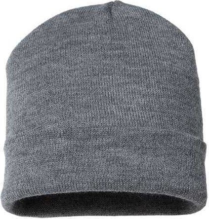 Cap America TKN24 USA-Made 12&quot; Cuffed Beanie - Heather Gray - HIT a Double - 1