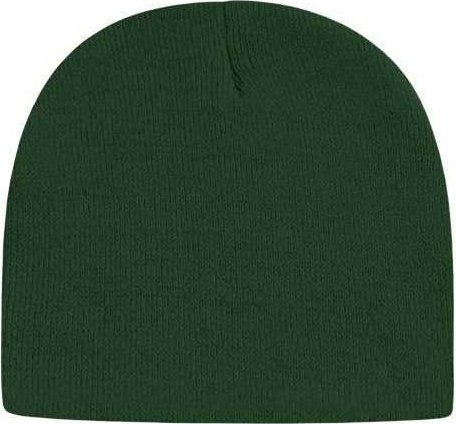 Cap America TKN28 USA-Made 8 12" Beanie - Forest Green - HIT a Double - 1