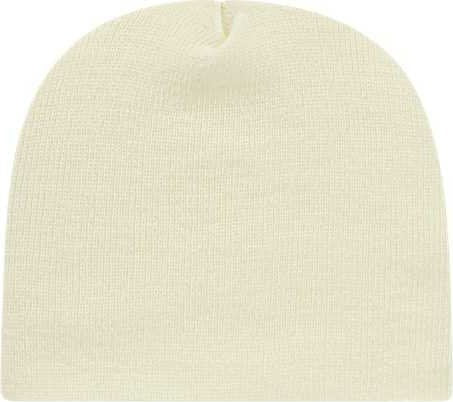 Cap America TKN28 USA-Made 8 12&quot; Beanie - Ivory - HIT a Double - 1