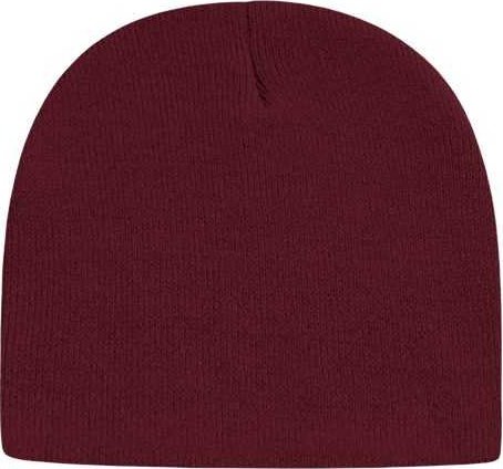 Cap America TKN28 USA-Made 8 12&quot; Beanie - Maroon - HIT a Double - 1