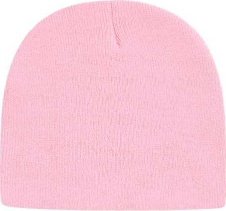 Cap America TKN28 USA-Made 8 12&quot; Beanie - Pink - HIT a Double - 1