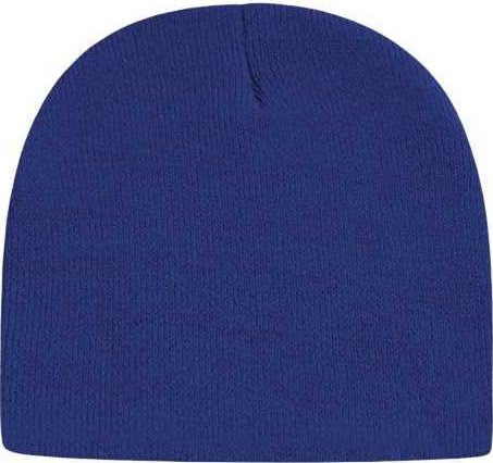 Cap America TKN28 USA-Made 8 12&quot; Beanie - True Royal - HIT a Double - 1