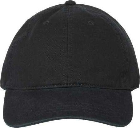 Cap America i1002 Relaxed Golf Dad Hat - Black - HIT a Double - 1