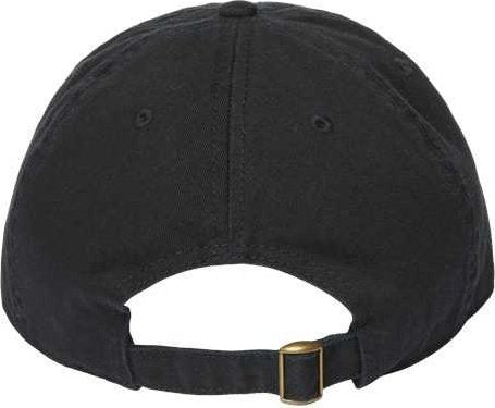 Cap America i1002 Relaxed Golf Dad Hat - Black - HIT a Double - 2