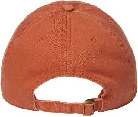 Cap America i1002 Relaxed Golf Dad Hat - Burnt Orange - HIT a Double - 2