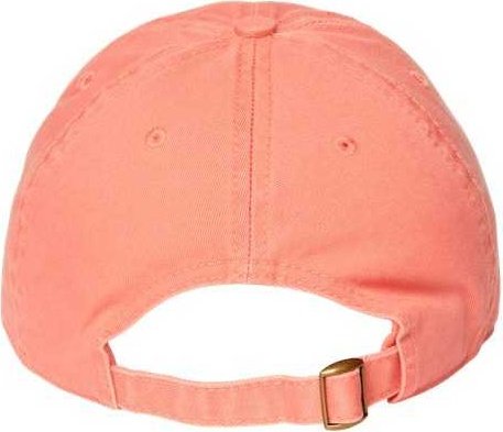 Cap America i1002 Relaxed Golf Dad Hat - Melon - HIT a Double - 2