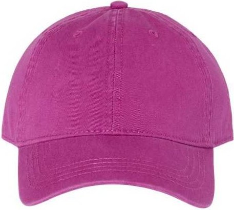 Cap America i1002 Relaxed Golf Dad Hat - Plum - HIT a Double - 1