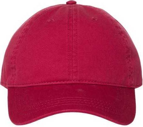 Cap America i1002 Relaxed Golf Dad Hat - Wine - HIT a Double - 1