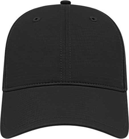 Cap America i7007 Soft Fit Active Wear Cap - Black - HIT a Double - 1