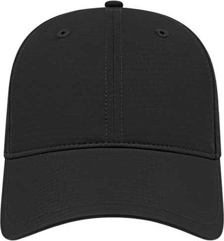 Cap America i7023 Structured Active Wear Cap - Black - HIT a Double - 1