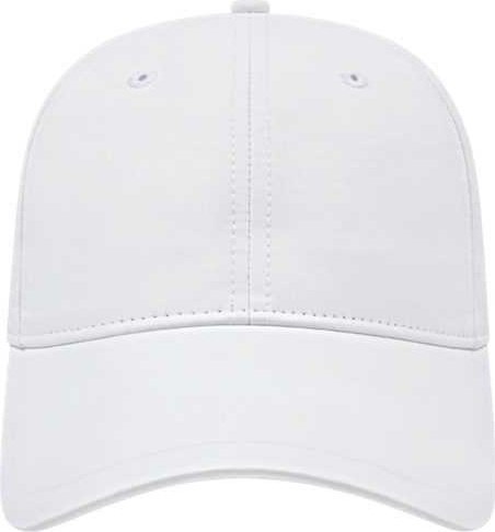 Cap America i7023 Structured Active Wear Cap - White - HIT a Double - 1