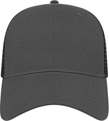 Cap America x800 X-tra Value Polyester Trucker Cap - Charcoal Black - HIT a Double - 1