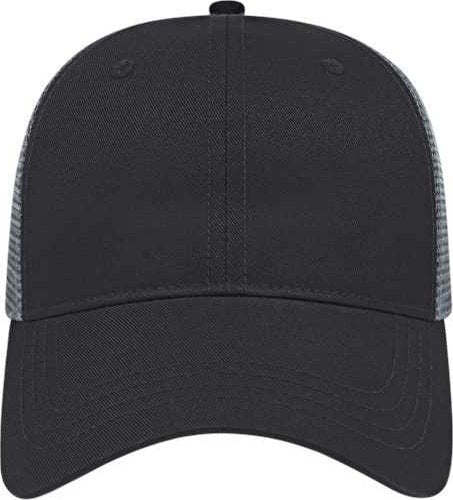 Cap America x800 X-tra Value Polyester Trucker Cap - Black Charcoal - HIT a Double - 1