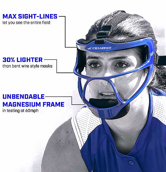 Champro Rampage Fastpitch Fielders Facemask