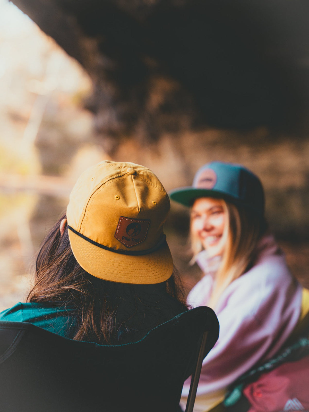 Pike Trail Rawhide Leather Patch Hats