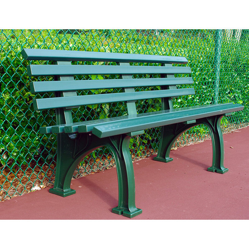 4' Courtside Bench (Green) - Image 1