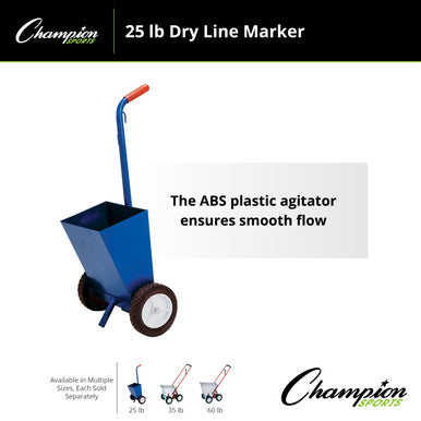 Champion Sports DLM25 25 Lb Painted Steel Dry Line Marker - Ea