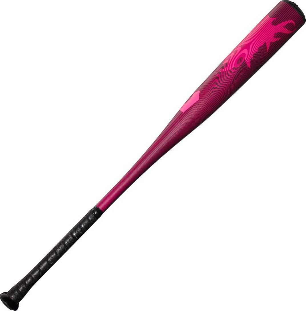 DeMarini 2024 Voodoo One Limited Edition -3 BBCOR Bat WBD2557010 - Black Neon Pink - HIT a Double - 5