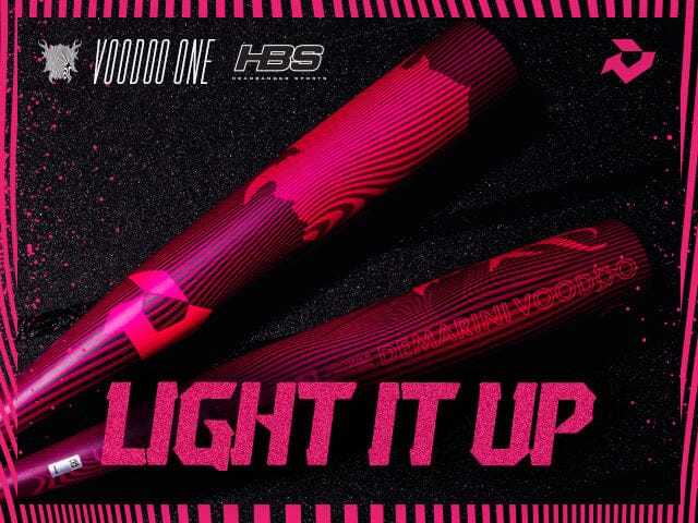 DeMarini 2024 Voodoo One Limited Edition -3 BBCOR Bat WBD2557010 - Black Neon Pink - HIT a Double - 8