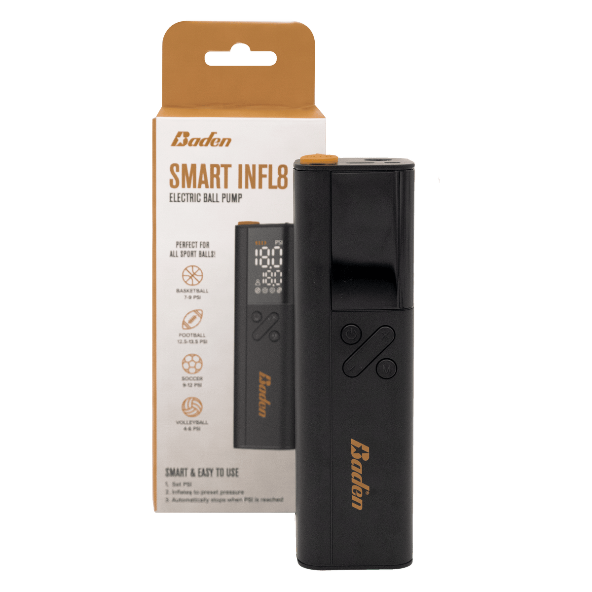 Baden Sports Smart Infl8 Electric Ball Pump