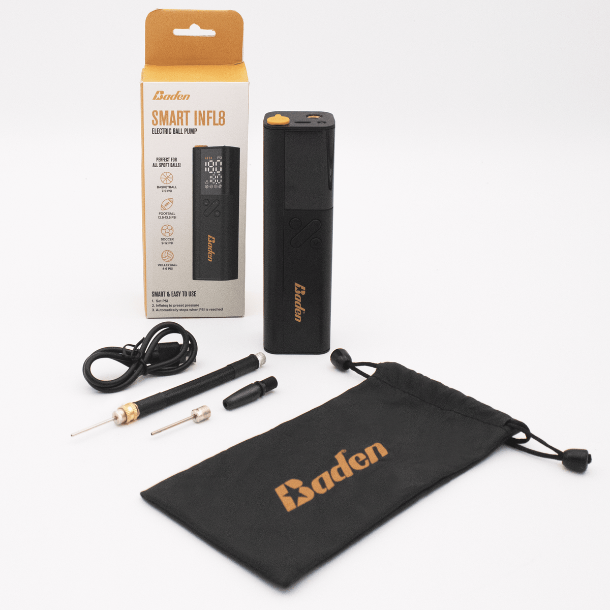 Baden Sports Smart Infl8 Electric Ball Pump