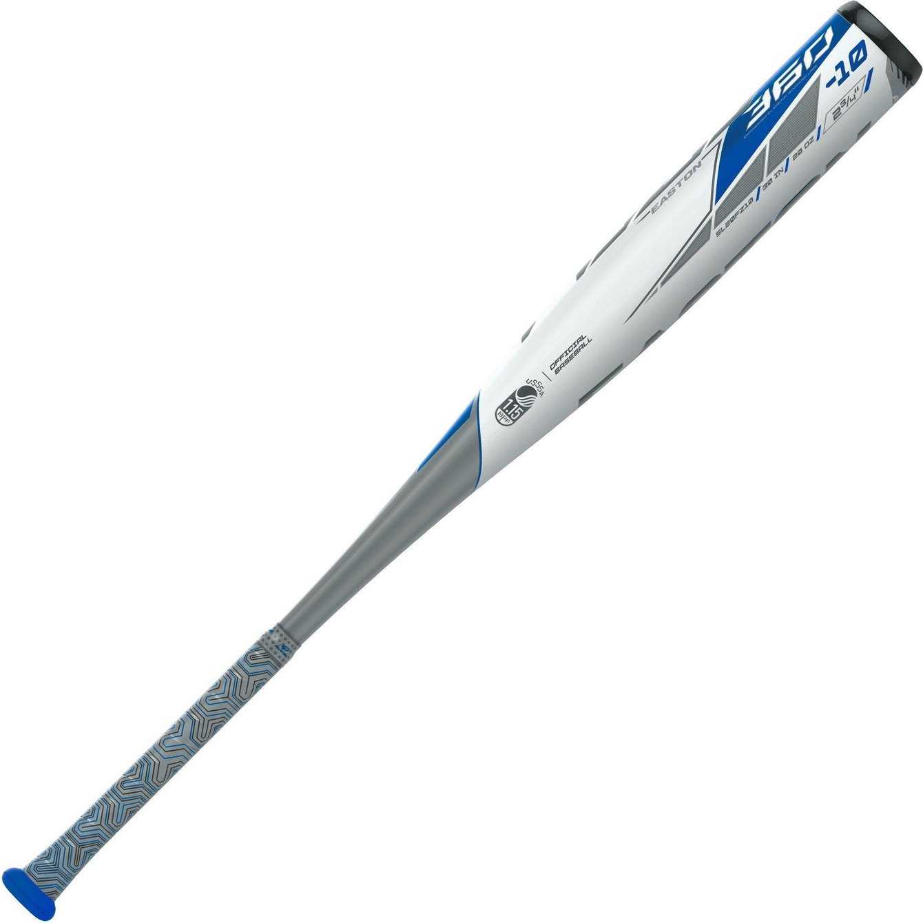 Easton 2020 Fuze 360 (-10) Sr League Bat 2 3/4" - Gray Blue - HIT a Double