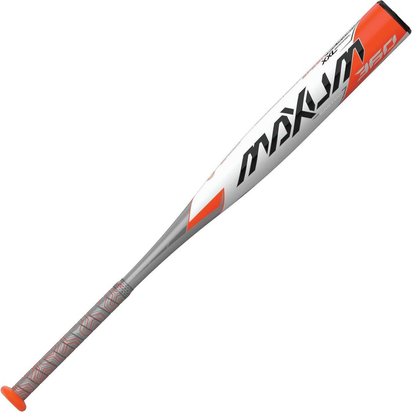 Easton 2020 Maxum 360 (-10) Sr League Bat 2 3/4" - Gray Orange - HIT a Double