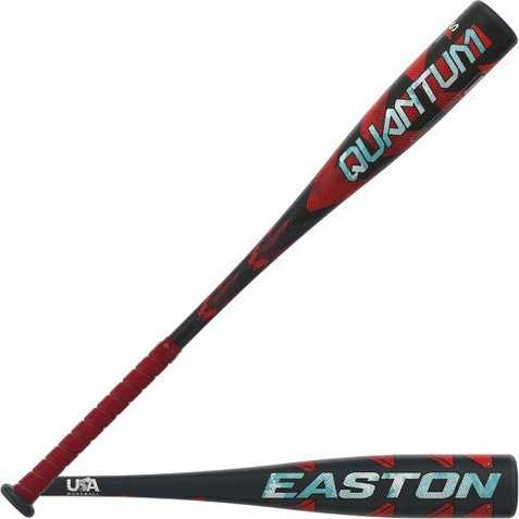 Easton 2024 Quantum -5 USA Approved Bat 2 5/8" EUS4QUAN5 - Black Red - HIT a Double - 1