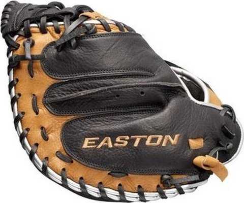 Easton Future Elite 32.00&quot; Youth Baseball Catcher&#39;s Mitt FE2325 - Black Carmel - HIT a Double - 4