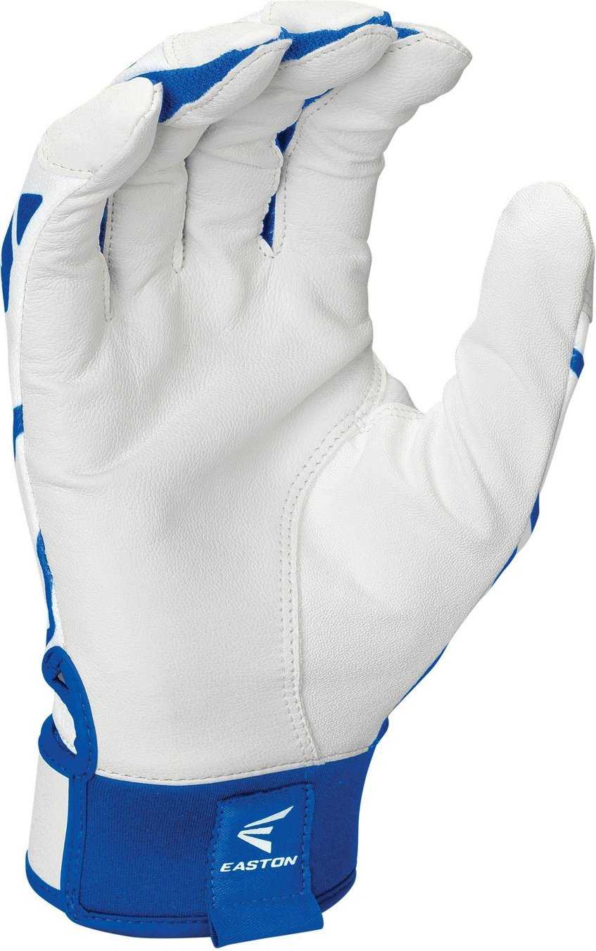 Easton Gametime Batting Youth Gloves - White Royal - HIT a Double