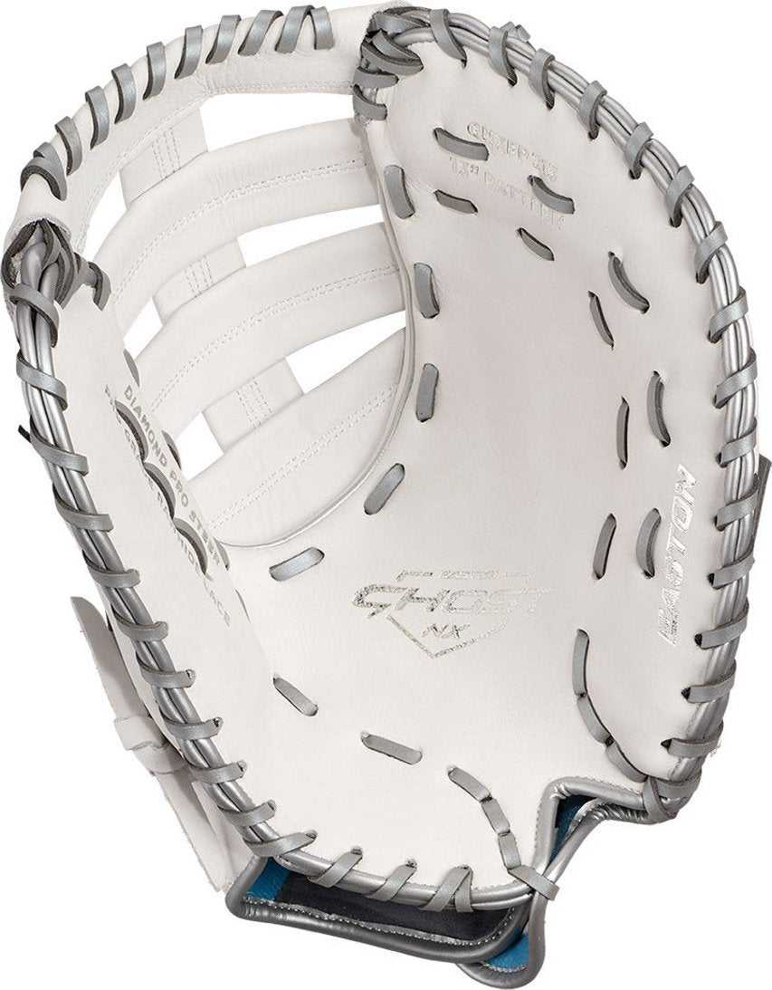 Easton Ghost NX 13.00" Fastpitch 1st Base Mitt - White - HIT a Double - 1