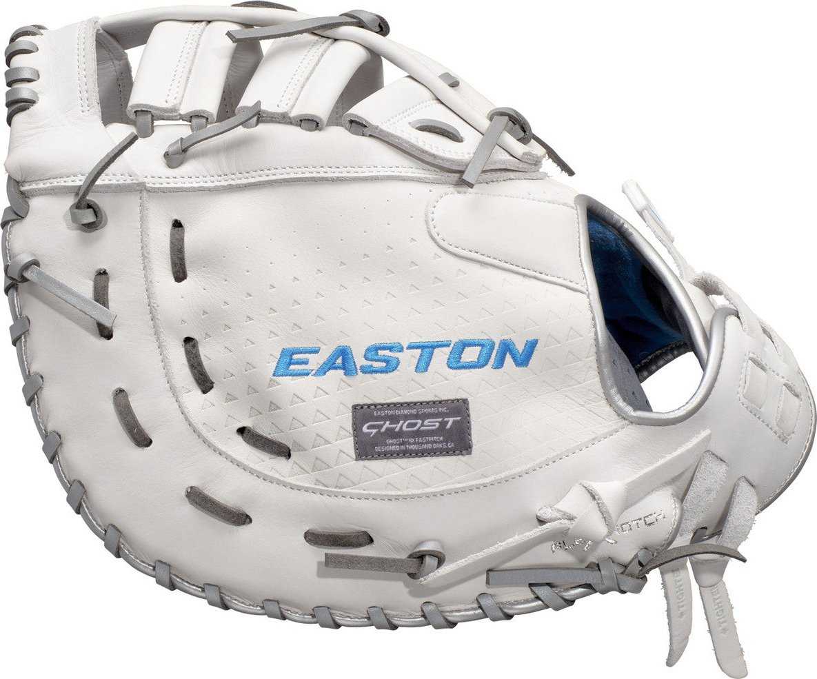 Easton Ghost NX 13.00&quot; Fastpitch 1st Base Mitt - White - HIT a Double - 5