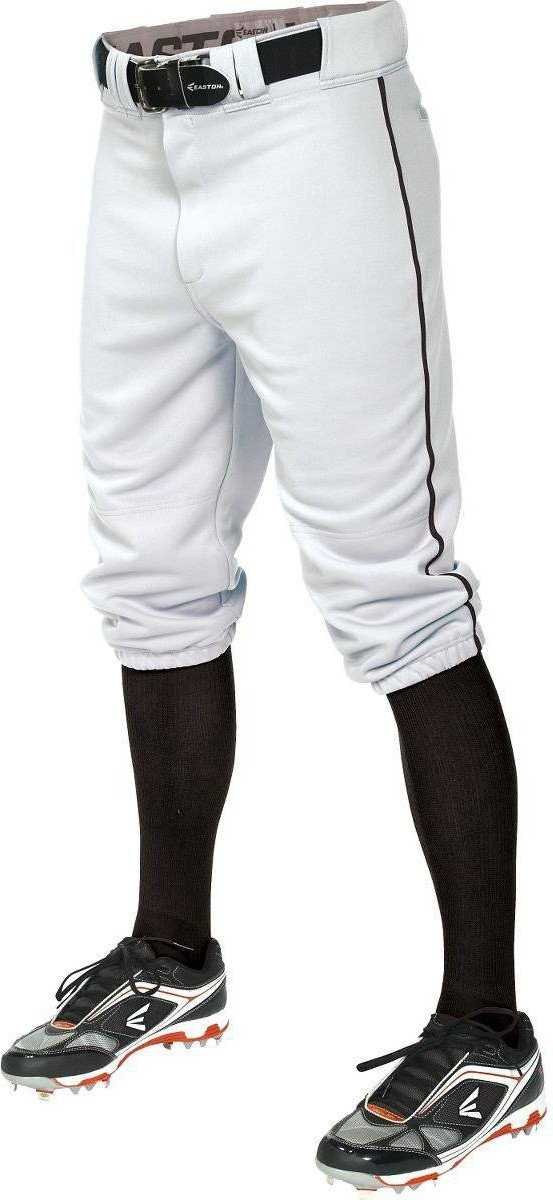 Easton Pro+ Piped Knicker Baseball Pant - White Black - HIT a Double