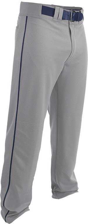 Easton Youth Rival 2 Piped Baseball Pants - Gray Navy - HIT a Double
