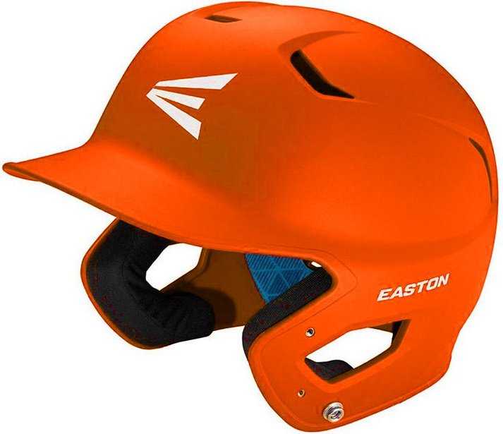 Easton Z5 Matte Solid Batting Helmet - Orange - HIT A Double