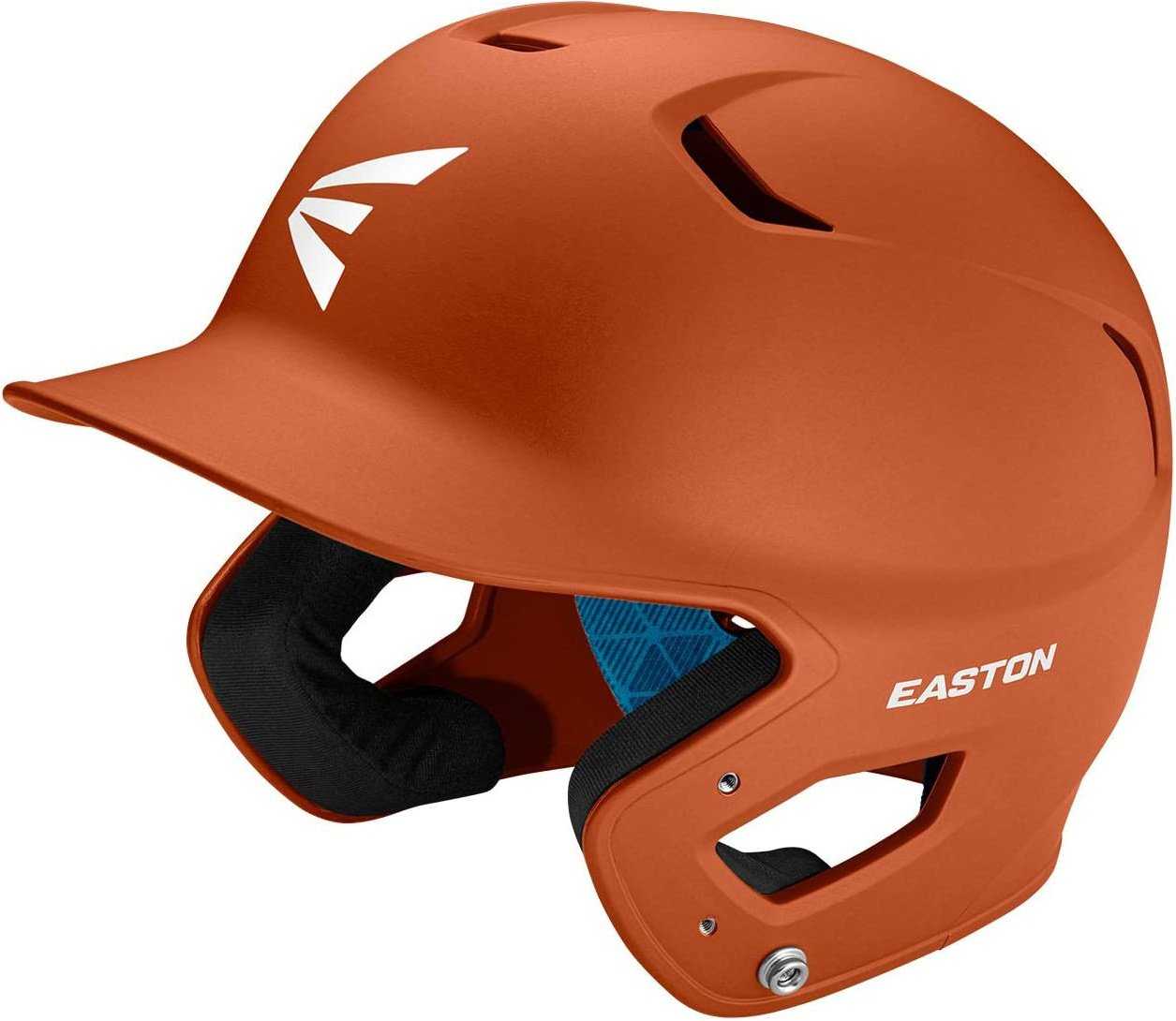 Easton Z5 Matte Solid Batting Helmet - Texas Orange - HIT A Double