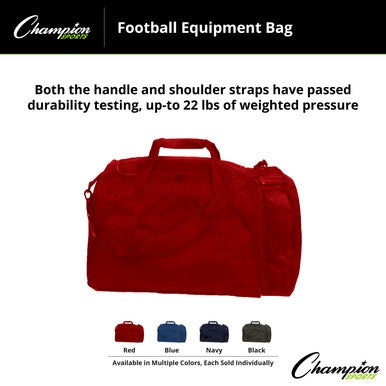 Champion Sports FB1528 Football Equipment Bag - Ea