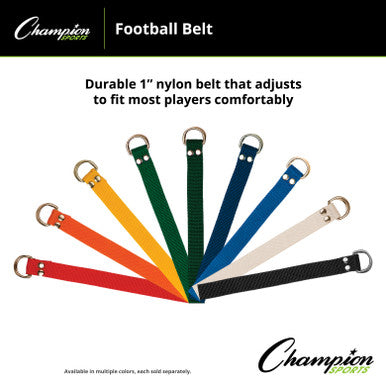 Champion Sports FFB3 Football Belt - Ea