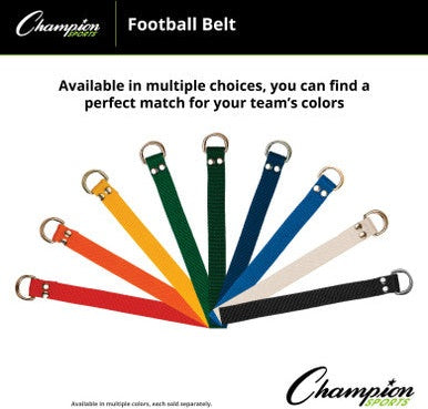 Champion Sports FFB3 Football Belt - Ea