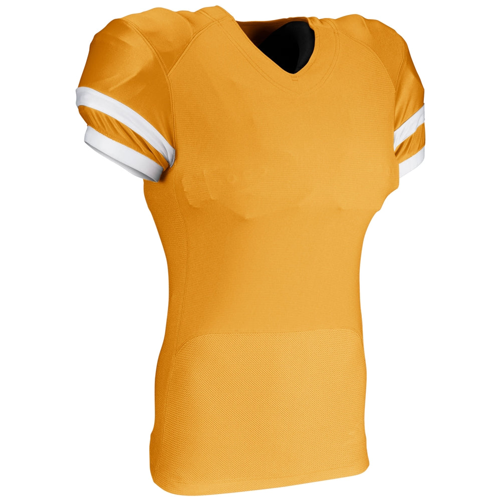 Champro FJ33 End Zone Football Jersey - Gold White