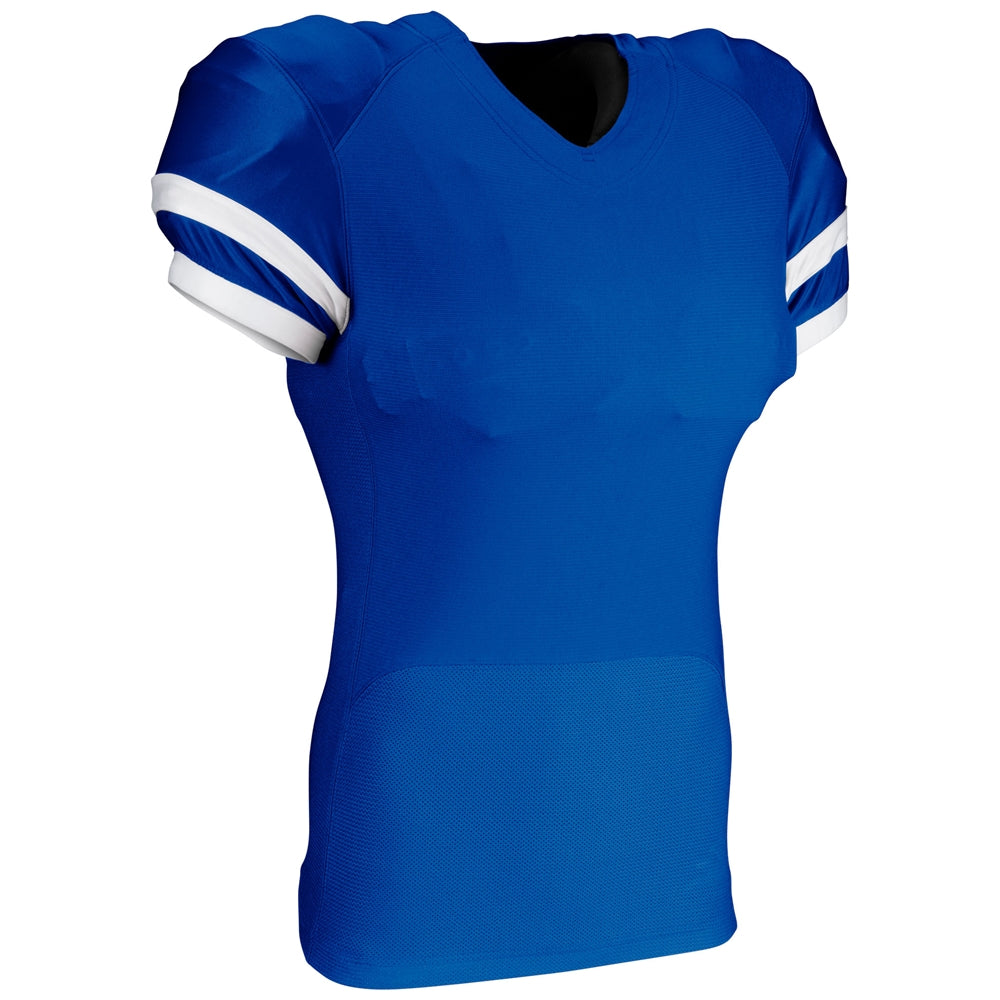 Champro FJ33 End Zone Football Jersey - Royal White