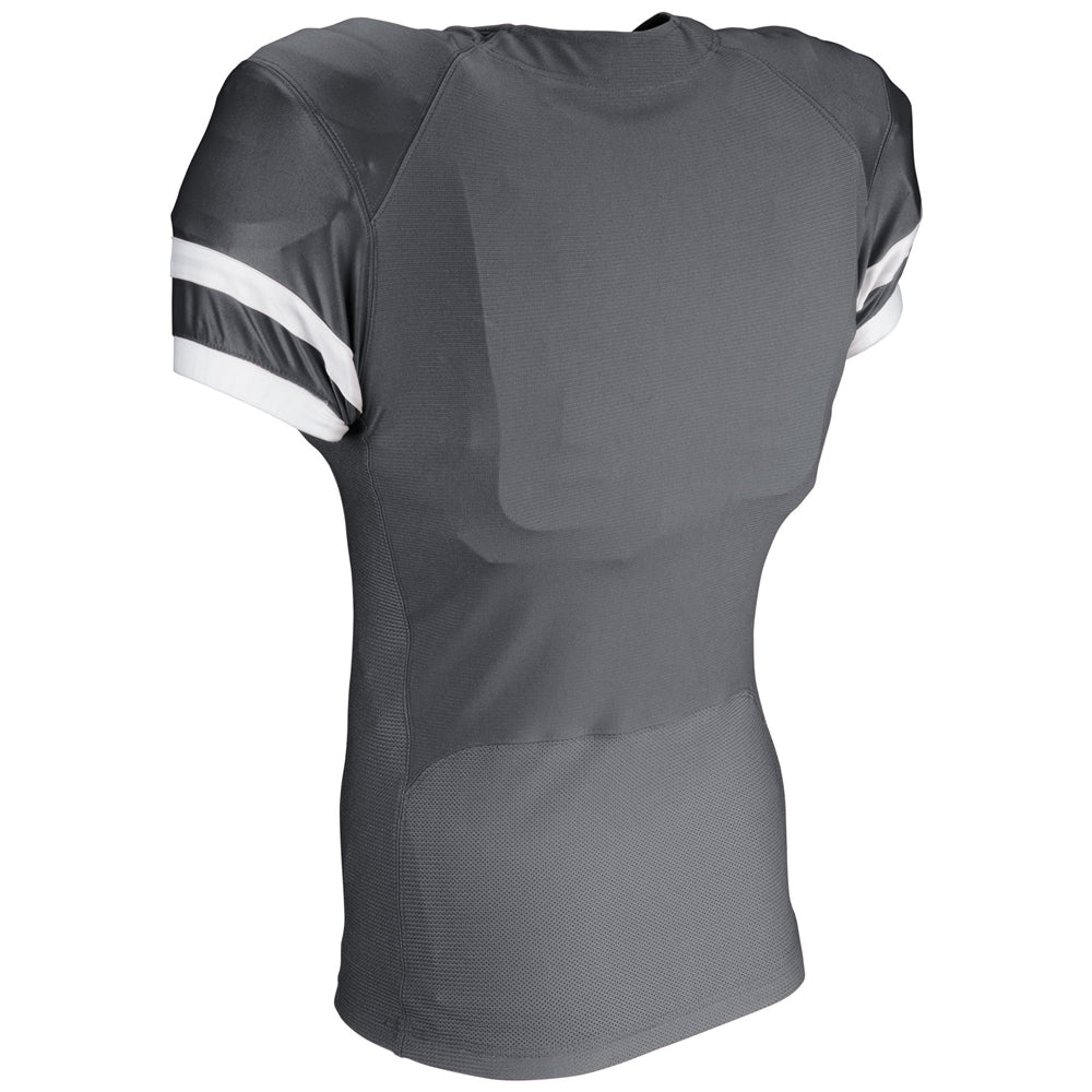 Champro FJ33 End Zone Football Jersey - Graphite White