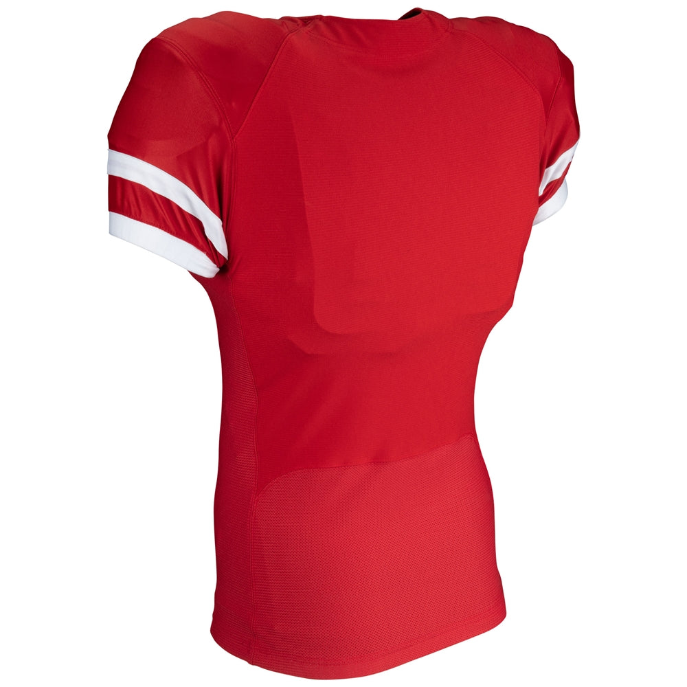 Champro FJ33 End Zone Football Jersey - Scarlet White