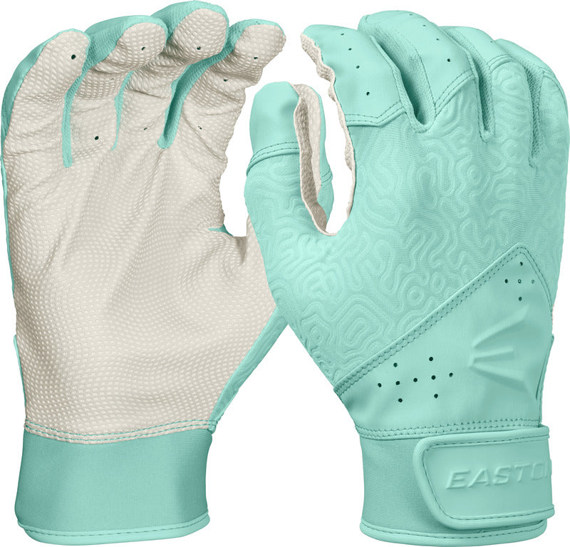 Easton Fundamental 2.0 Fastpitch Batting Gloves - Mint White - HIT a Double - 1